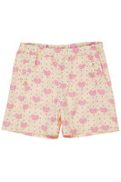 Hjerte shorts m. flæse lomme - HEART AOP