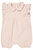 Stribet romper m. hjerte broderi - DUSTY ROSE