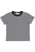 Stribet t-shirt - NAVY