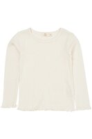 Sommer pointelle t-shirt - CREAM